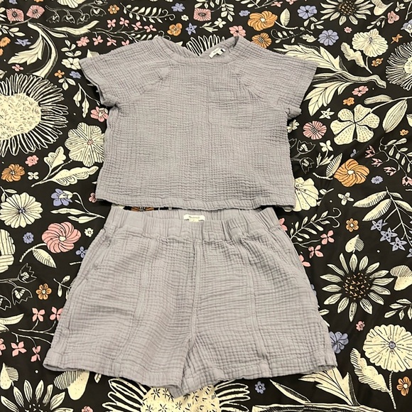 Madewell Lilac Cotton Set - Picture 1 of 6